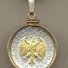 German 1 Mark Coin Necklace Pendant Germany