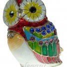 Owl Bird Crystals Jewellery Jewelry Jewel Trinket Box