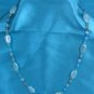Light blue shimmer necklace
