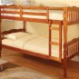 TWIN TWIN CATALINA SOLID PINE WOOD BUNK BED