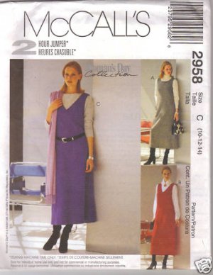 Misses 2 hour Jumper McCalls 2958 Womans Day Collection FREE SHIPPING