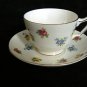 Crown Staffordshire FLORAL CUP & Saucer Bone China