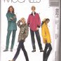 TOPS pull-on PANTS stretch KNITS McCalls 8521 sewing pattern FREE SHIPPING