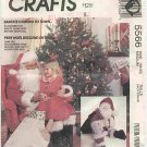Christmas Crafts Pattern Santa Claus Santa Doll Toy Bag FREE SHIPPING