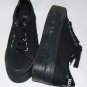 Sneakers Women Fashion Shoes NAF NAF Black 7.5 EU38 euc