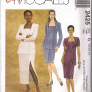 PLUS SIZE Sewing pattern Top & skirt EASY McCalls 2425 FREE SHIPPING