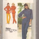 Knit Pants & Top Vintage Sewing Pattern Simplicity 9233 size 10 12 14 FREE SHIPPING