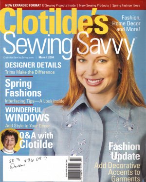 CLOTILDE'S SEWING Savvy Magazine Easter Crafts March 2004