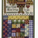 Bookmark BEE KIND BEE TRUE Country Sampler style