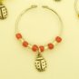 Lady Bug Wine Charms: 6 Set