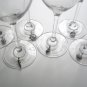 Silver Nautical Theme Wine Charms: 6 Set