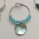 Mother Of Pearl Wine Charms Set A: 4 Set