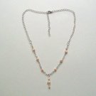 Pink Crystal & Freshwater Pearl Necklace