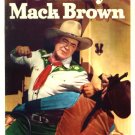 JOHNNY MACK BROWN Dell Comics 1955 Four Color #645 Western