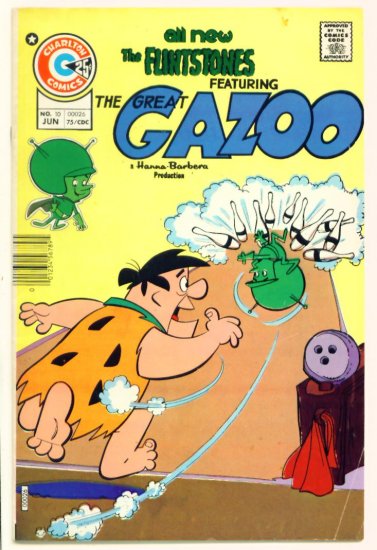 The GREAT GAZOO #10 Charlton Comics 1975 Hanna-Barbera