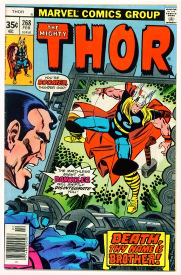 THE MIGHTY THOR #268 Marvel Comics 1978