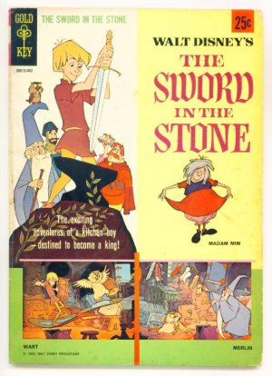 SWORD in the STONE Gold Key Comics 1963 GIANT WALT DISNEY