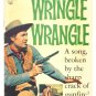 WRINGLE WRANGLE Dell Comics 1956 Fess Parker Walt Disney Western