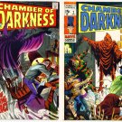 CHAMBER of DARKNESS Lot #1 & #2 Marvel Comics 1969