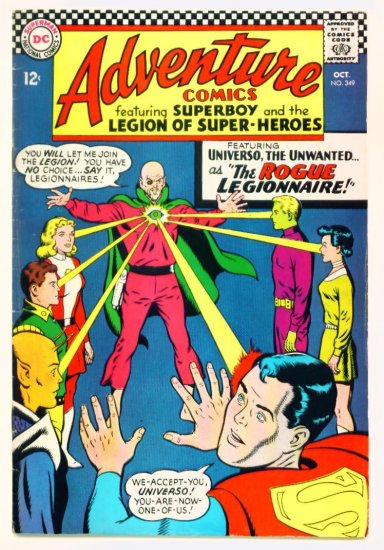 Adventure Comics 349 Dc 1966 Legion Of Super Heroes Adventure Comics 349 Dc 1966 Legion Of Super Heroes