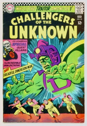 CHALLENGERS of the UNKNOWN #53 DC Comics 1967