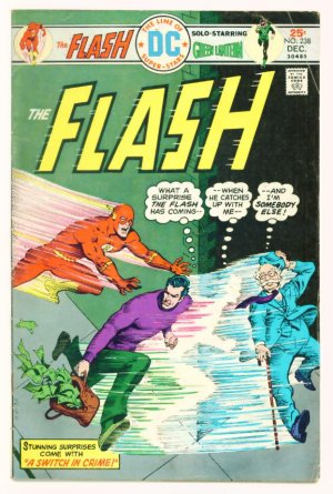 The FLASH #238 DC Comics 1975 Golden Age Flash Co-stars