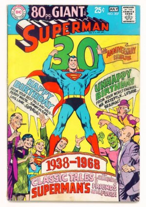 SUPERMAN #207 DC Comics 1968 80 PAGE GIANT G-48