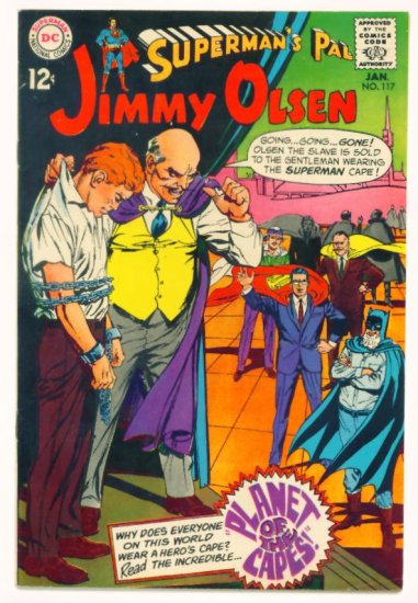 JIMMY OLSEN Supermans Pal #117 DC Comics 1969 Batman Appearance
