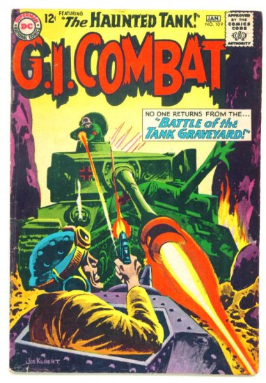 Haunted Tank G.I. COMBAT #109 DC Comics 1965