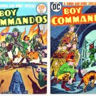 BOY COMMANDOS #1 and #2 DC Comics 1973 Joe Simon Jack Kirby
