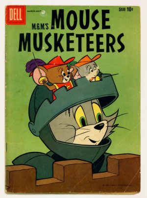 TOM and JERRY MOUSE MUSKETEERS #21 Dell Comics 1960