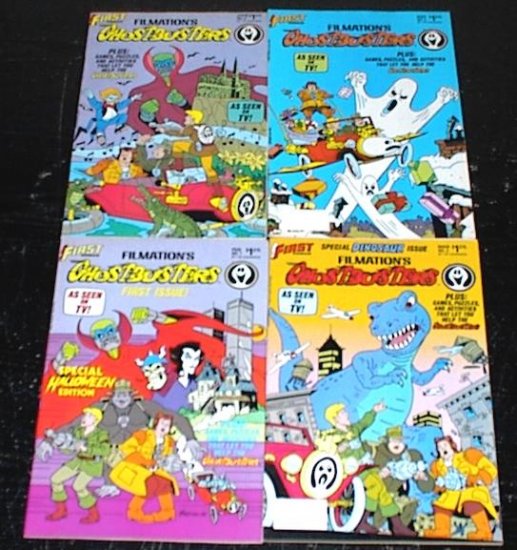 FILMATIONS GHOSTBUSTERS #1 #2 #3 #4 First Comics 1986 FULL RUN