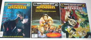 BIZARRE ADVENTURES Lot of 3 Marvel Magazines Tomb of Dracula