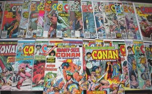 CONAN The Barbarian Lot 33 Bronze Marvel Comics 1970's