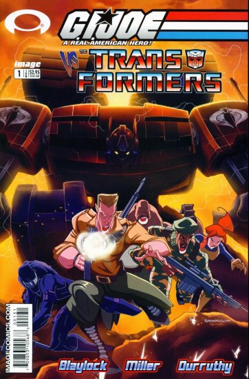 GI JOE VS TRANSFORMERS #1 Image Comics 2003 #1C