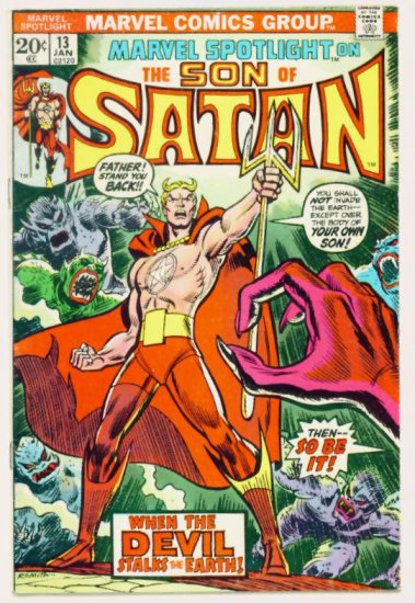 MARVEL SPOTLIGHT #13 Marvel Comics 1974 Third Appearance The SON of SATAN