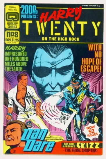 2000 AD PRESENTS #8 Quality Comics 1986 Alan Moore