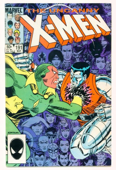 UNCANNY X-MEN #191 Marvel Comics 1985 SPIDER-MAN