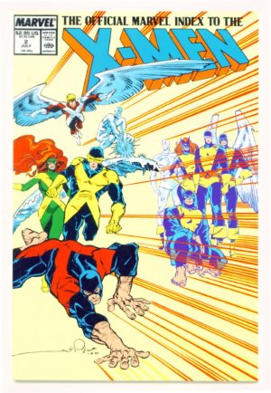 X-MEN OFFICIAL MARVEL INDEX #2 Marvel Comics 1987