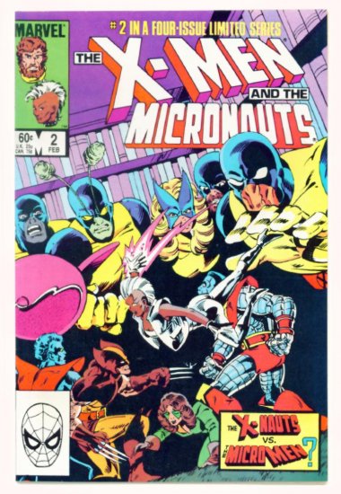 X-MEN and the MICRONAUTS #2 Marvel Comics 1984 NM X-Men