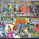 KING CONAN Lot of 16 Marvel Comics #1 - #55 Conan the Barbarian