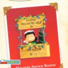 PEANUTS LUCY HOLIDAY ADVICE BOOTH Hallmark Ornament 2003