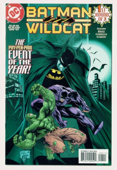 BATMAN WILDCAT #1 DC Comics 1997 NM