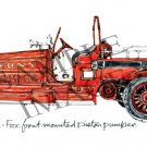 Antique Fire Apparatus Print-1913 Ahrens