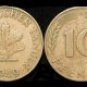 10 - Pfennig - coins  1949