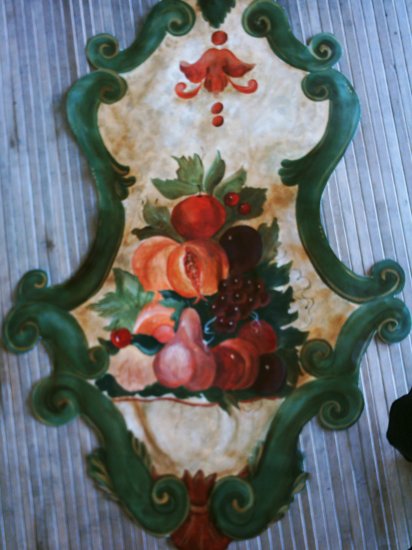 fruit harvest on canvas