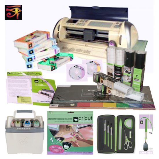 CRICUT EXPRESSION MACHINE WITH 5 CARTRIDGES BUNDLE..READY FOR GYPSY!