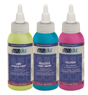 Yudu Ink Bright Colors Lime/Peacock/Fuchsia