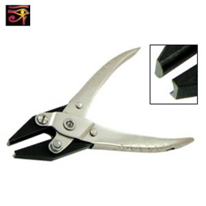 Forca RTGS-291 Jewelry Parallel Action Convex (Half Round)  / Concave Nose Pliers