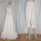 LADIES VICTORIAN/EDWARDIAN 3PC UNDERWEAR SET UK SZ 18-20(US size 16-18)